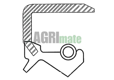 Technical drawing for OIL SEAL
Ø 65 x 90 x 13 mm – NBR – METALLIC CAGE