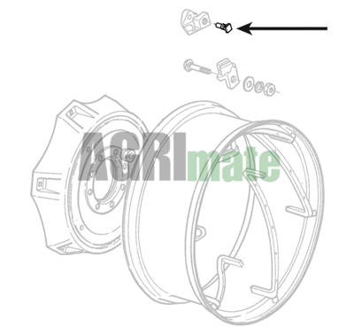 Technical drawing for RIM BOLT