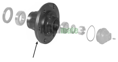 Technical drawing for FRONT WHEEL HUB
Ø 15 X 96.5 MM X 120 MM