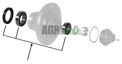Technical drawing for BEARING KIT