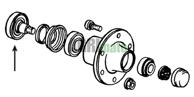 Technical drawing for OIL SEAL
Ø 37.7 x 72 mm – Thi. 16 mm