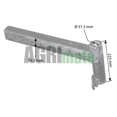 Technical drawing for AXLE SPINDLE ARM
LH – Ø 32 MM