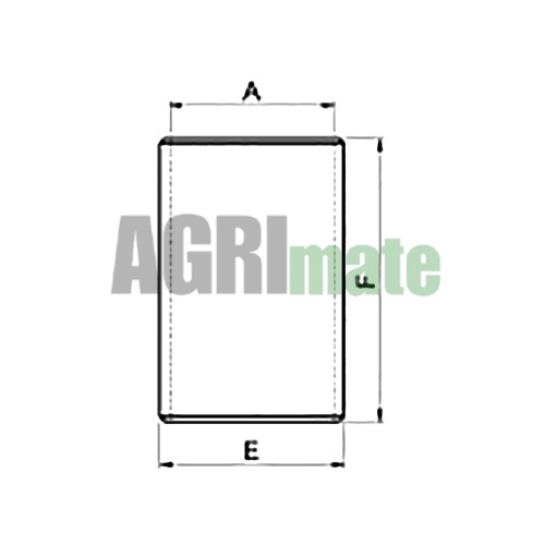 Technical drawing for BUSHING
Ø 40 X 47 X 45 MM