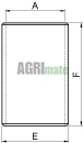 Technical drawing for BUSHING
Ø 45 X 50 X 40 MM