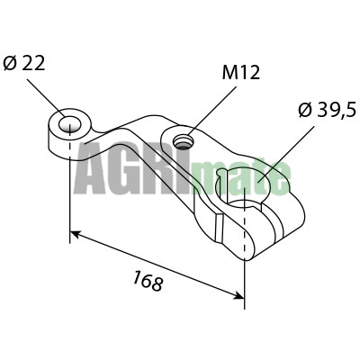 Technical drawing for STEERING ARM
RH – Ø 22 MM