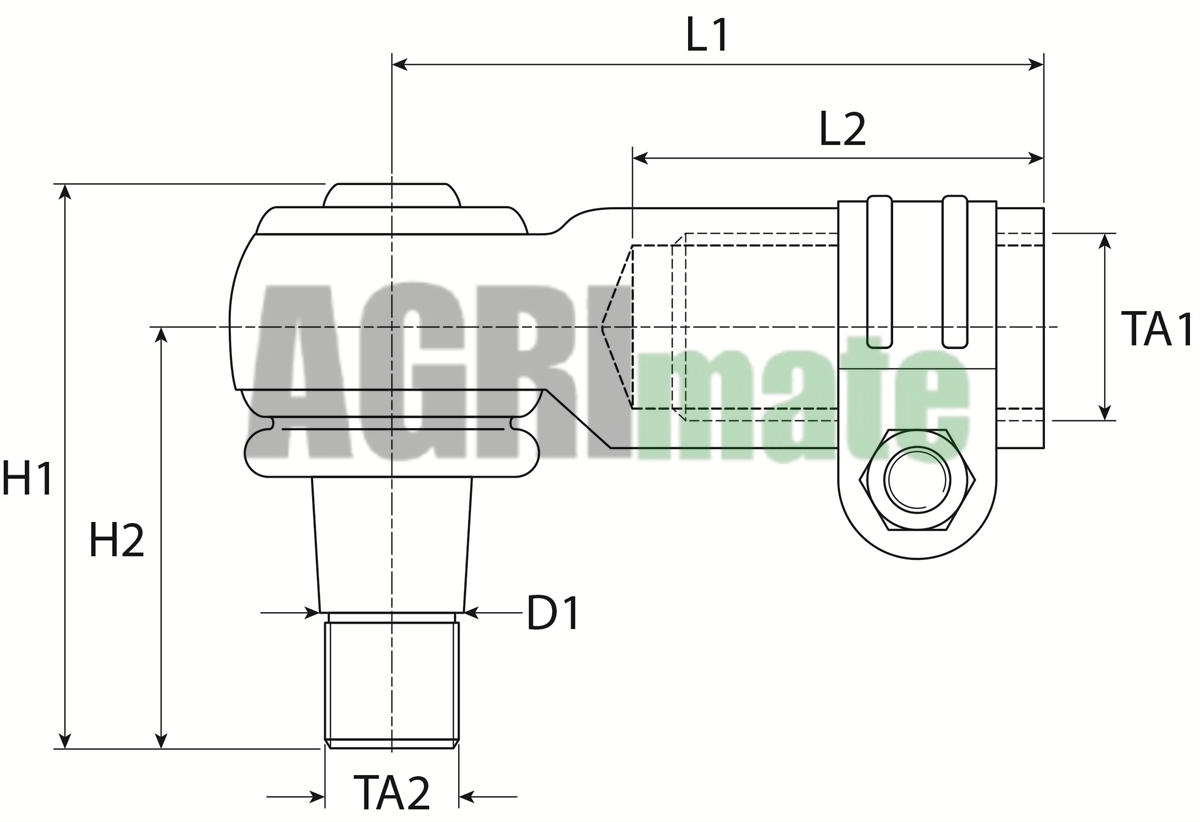 Technical drawing for TIE ROD
RIGHT