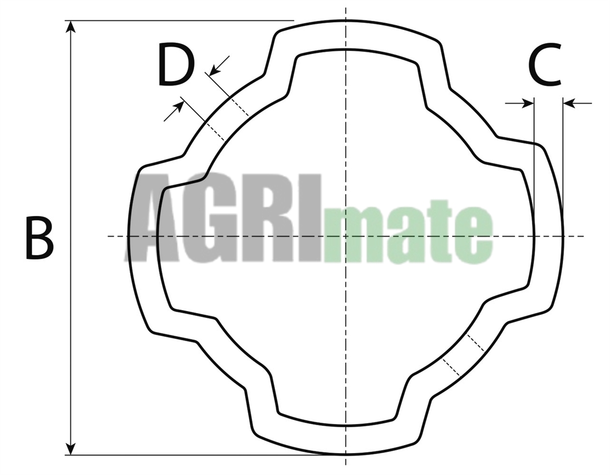 Technical drawing for PROFILE TUBE RILSAN
62.2 x 6 x 1000 mm