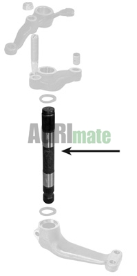 Technical drawing for STEERING ARM PIN