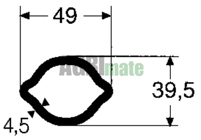 Technical drawing for STANDARD JOINT
1035 – 1 3/8”(6) x 1b