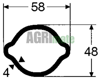 Technical drawing for STANDARD JOINT
1035 – 1 3/8”(6) x 2a