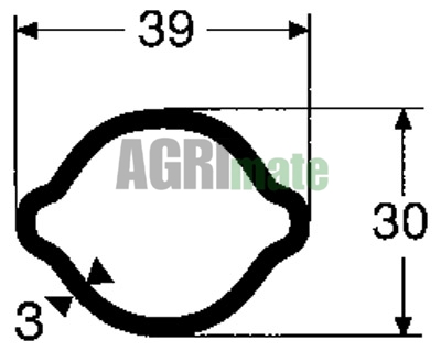 Technical drawing for STANDARD JOINT
1002 – 1 3/8”(6) x Oa