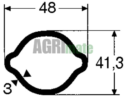 Technical drawing for STANDARD JOINT
1003 – 1 3/8”(6) x 1