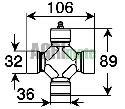 Technical drawing for STANDARD JOINT WITH BIG ANGLE + SHIELD
W2580 – 1 3/8”(6) x S4GA