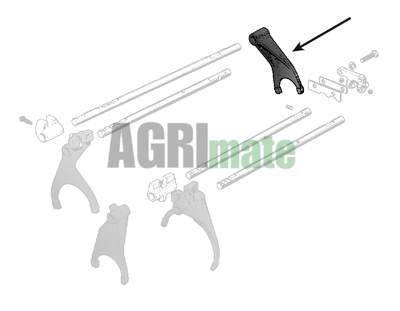 Technical drawing for GEAR SELECTOR FORK