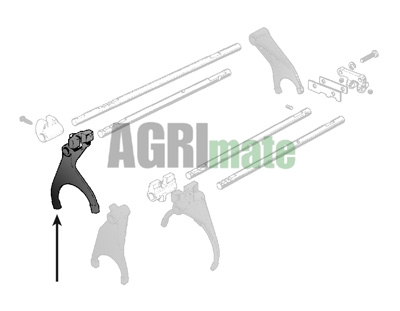 Technical drawing for GEAR SELECTOR FORK