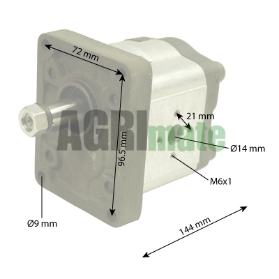 Technical drawing for HYDRAULIC PUMP
11 CC