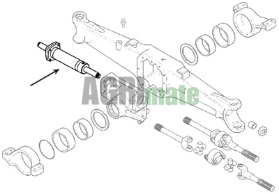 Technical drawing for STEERING CYLINDER