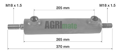Technical drawing for STEERING CYLINDER
