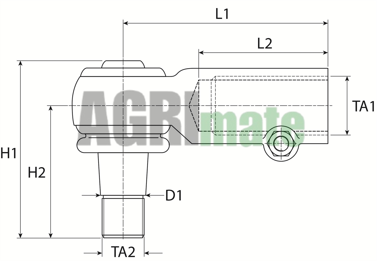 Technical drawing for STEERING JOINT