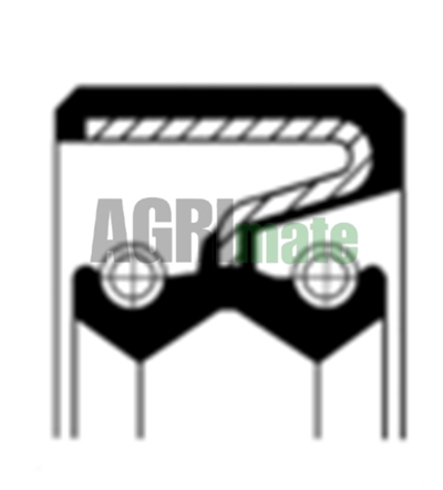 Technical drawing for OIL SEAL