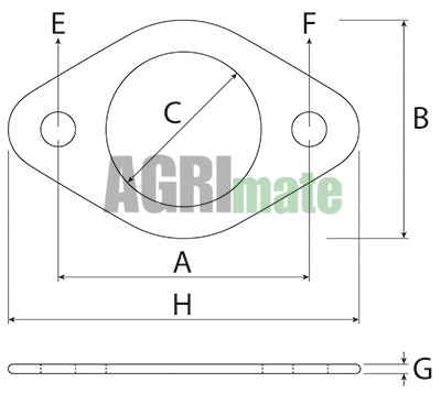 Technical drawing for EXHAUST GASKET
Ø 64 MM