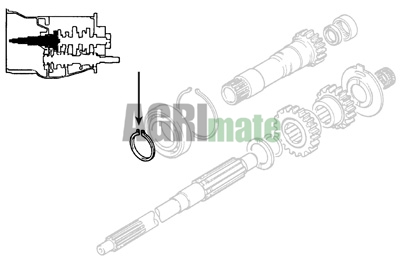 Technical drawing for CIRCLIP
Ø 45 X 53 MM