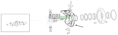 Technical drawing for KNUCKLE HOUSING
RIGHT