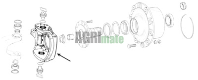 Technical drawing for KNUCKLE HOUSING
LEFT