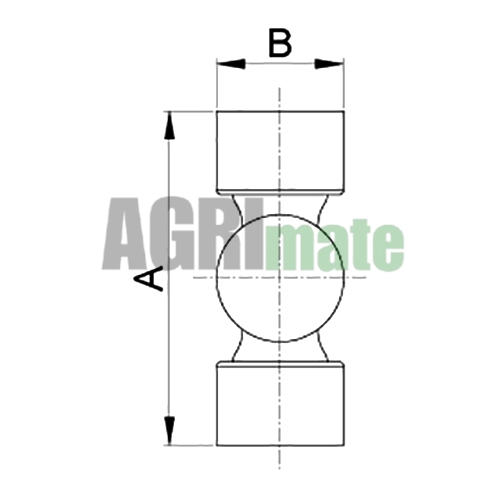 Technical drawing for SPIDER,U-JOINT
34.9 X 106.3 MM