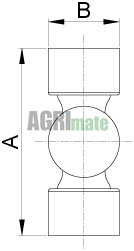 Technical drawing for SPIDER,U-JOINT
30 X 83 MM