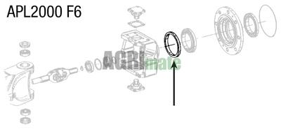 Technical drawing for OIL SEAL
Ø 167.8 X 198 X 13/14.5 MM