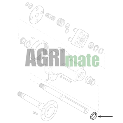 Technical drawing for OIL SEAL
Ø 92.07 X 136.48 X 12/17.5 MM