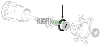 Technical drawing for OIL SEAL
Ø 165 x 190 x 17 MM