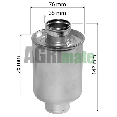 Technical drawing for HYDRAULIC FILTER