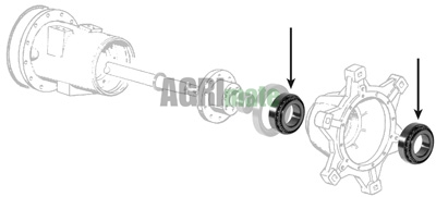 Technical drawing for TAPERED ROLLER BEARING
Ø 99.8 X 145 X 24.7 MM