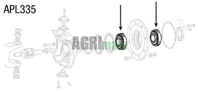 Technical drawing for TAPERED ROLLER BEARING
Ø 100 X 145 X 25 MM