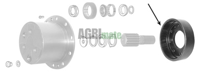 Technical drawing for ANNULAR GEAR
L40043 – Z=114