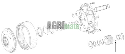 Technical drawing for NEEDLE ROLLER