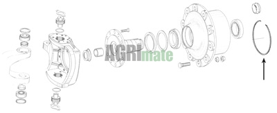 Technical drawing for SNAP RING