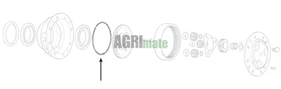 Technical drawing for SNAP RING