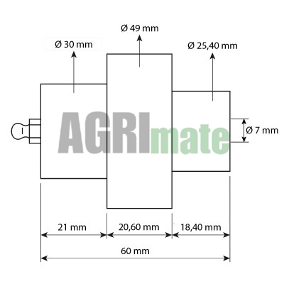 Technical drawing for PIVOT PIN