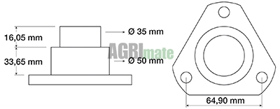 Technical drawing for PIVOT PIN