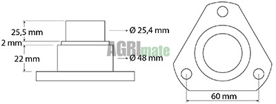 Technical drawing for PIVOT PIN