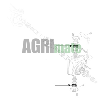 Technical drawing for BEARING
Ø 35 X 62 X 17 MM