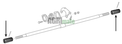 Technical drawing for COUPLING,DRIVE AXLE
L 112 MM – 1”3/8 – Z=6