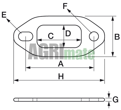Technical drawing for EXHAUST MANIFOLD GASKET
49.3 X 35.9 MM