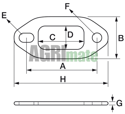Technical drawing for EXHAUST MANIFOLD GASKET
42.6 X 37.8 MM