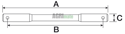 Technical drawing for LOAD CONTROL SHAFT
L 600 MM – Ø 23 MM