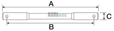 Technical drawing for LOAD CONTROL SHAFT
L 685 MM – Ø 34.5 MM