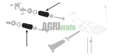 Technical drawing for CONTROL SPRING